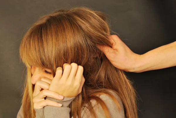 Eine Frau, die Gewalt erleidet - 118 — Stockfoto