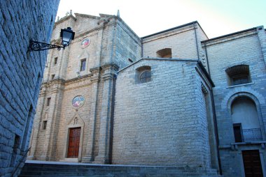 The church of Tempio Pausania - Sardinia - Italy - 058 clipart