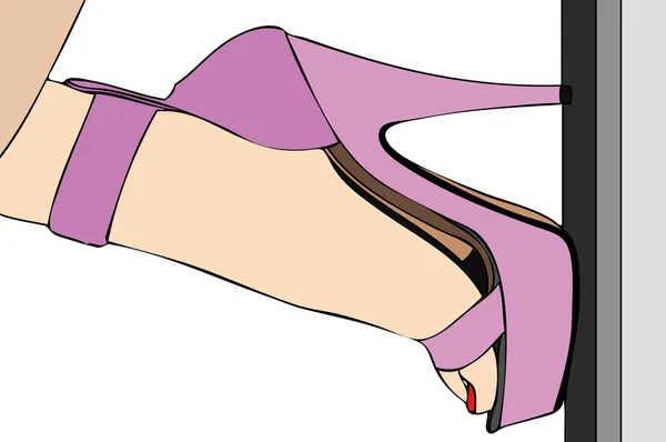 Sapatos roxos — Fotografia de Stock