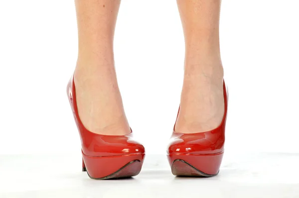 Piros cipő 178 — Stock Fotó
