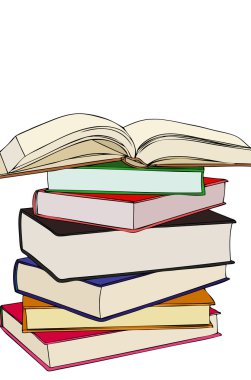 güzel bir kitap yığını