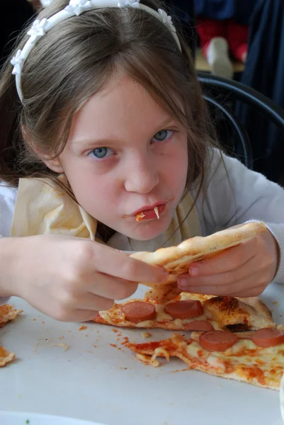 A kiváló pizza, — Stock Fotó