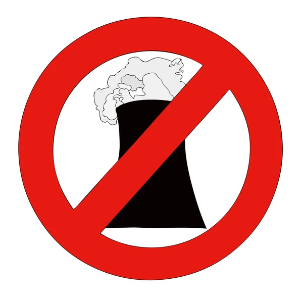 No to Nuclear — Stock Photo, Image