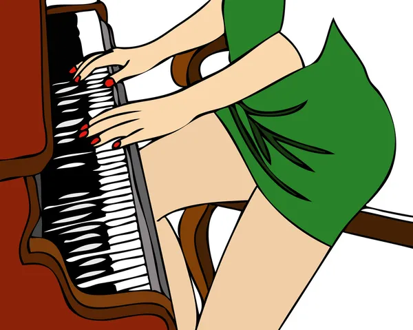 Пианист — стоковое фото