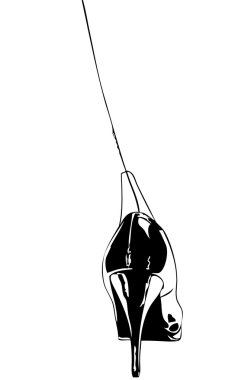 Stiletto topuklar - grafik sanatları