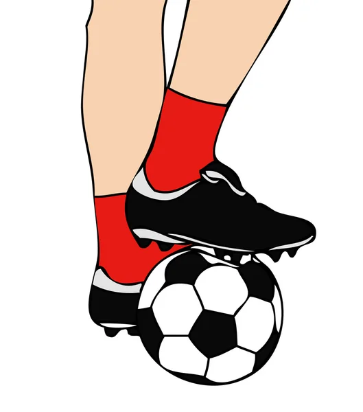 Футбольный старт — стоковый вектор