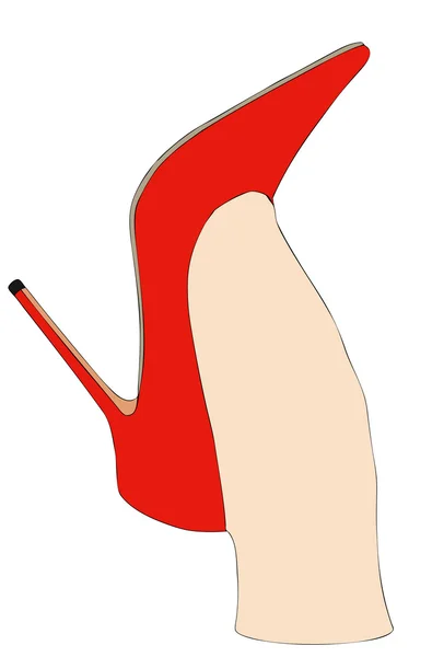 Arte moderno - Homenaje a los zapatos — Vector de stock