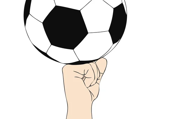 Mon amour pour le football — Image vectorielle