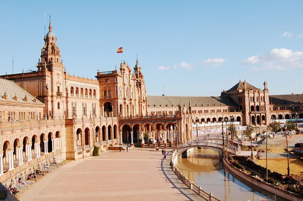 Plaza Španělska v seville - Španělsko — Stock fotografie