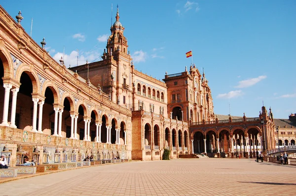 Die plaza de espana in Sevilla - spanien — Stockfoto