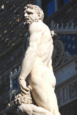 Floransa - Signoria Meydanı - Sanat ve güzellik - Toskana - İtalya -