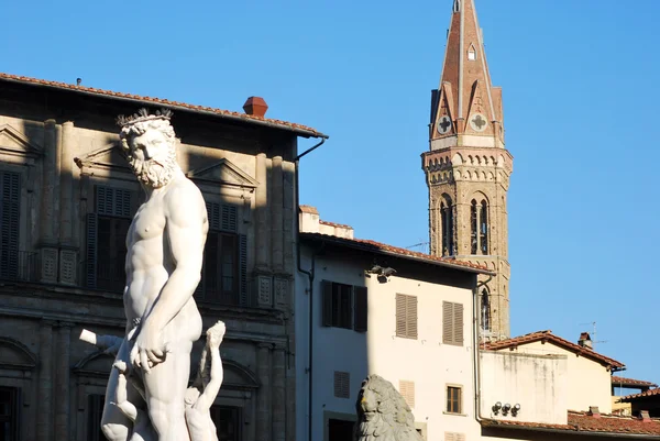 Standbeeld van Neptunus - florence - Italië - 210 — Stockfoto