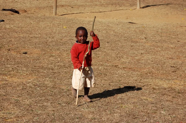 Africa -Tanzania - Village Pomerini - august 2013 - The Franciscan Mission for Humanitarian Aid — Stock Photo, Image