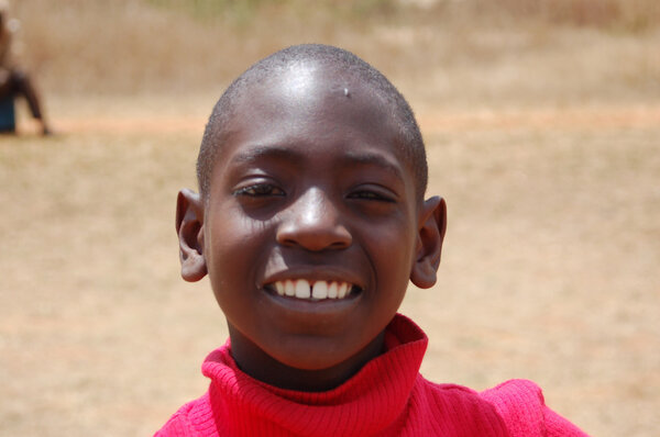 The look of Africa on the faces of children - Village Pomerini - Tanzania - August 2013