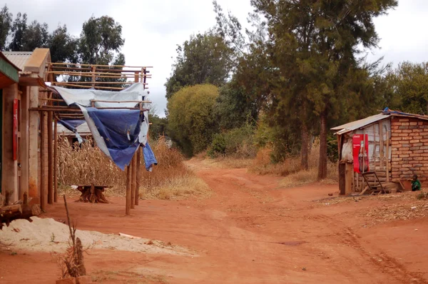 Het dorp van pomerini - tanzania - Afrika - augustus 2013 — Stockfoto