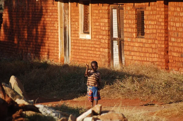 A aldeia de Pomerini - Tanzânia - África - Agosto de 2013 — Fotografia de Stock