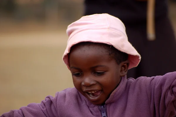 The look of Africa on the faces of children - Village Pomerini - Tanzania - August 2013 - — Stock Photo, Image