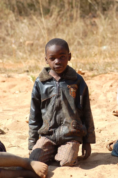 The look of Africa on the faces of children - Village Pomerini - Tanzania - August 2013 - — Stock Photo, Image