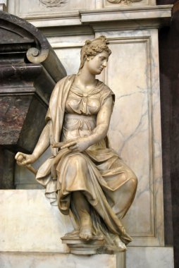 mezar michelangelo buonarroti - basilica of santa croce - Floransa - İtalya