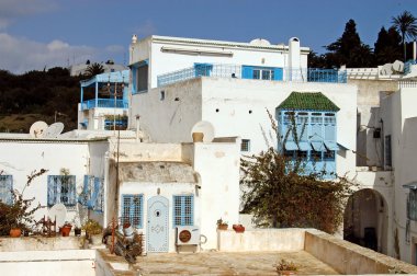 sidi bou bir evin arka bahçesi tunis dedi