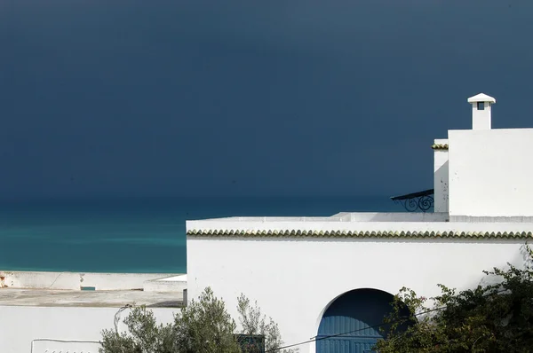 Havet sett från sidi bou sade — Stockfoto