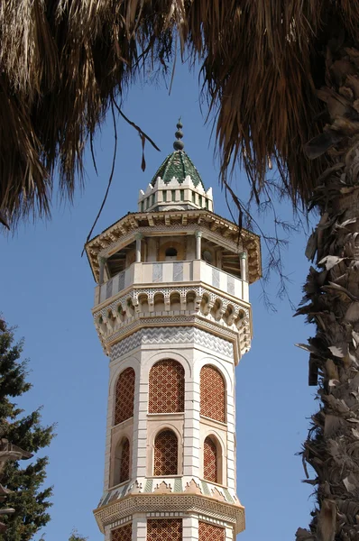 ミナレットとチュニジアのモスク — ストック写真