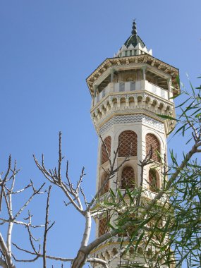 Minare ve cami Tunus