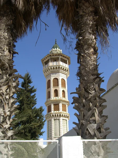 Minare ve cami Tunus — Stok fotoğraf