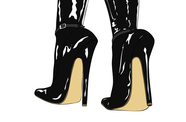 Heels seductive — Stock Vector