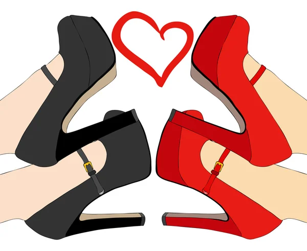 I love these shoes — Stock Vector