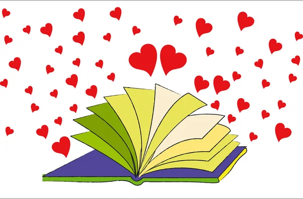 The Book of Love — Stock Vector
