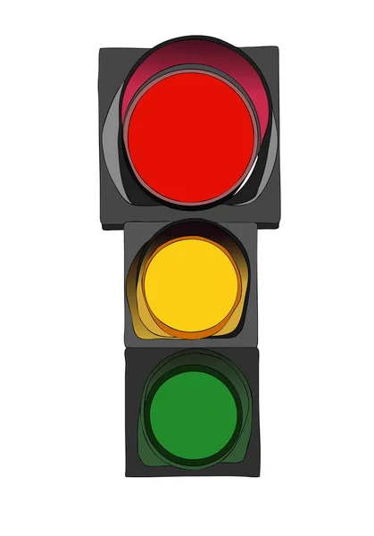 Traffic lights — Stock Vector