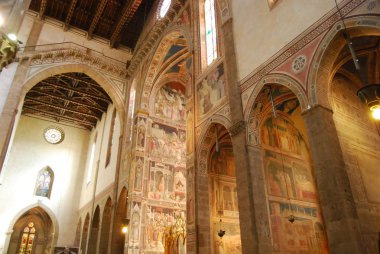 freskler Floransa-Toskana-o santa croce Kilisesi