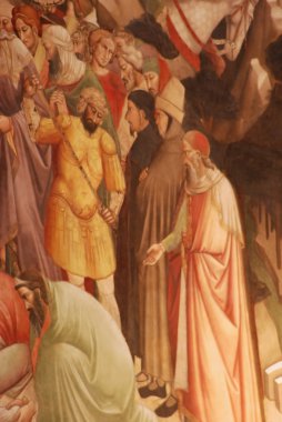 freskler Floransa-Toskana-o santa croce Kilisesi