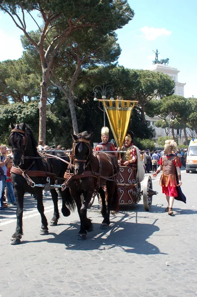 2014 年 4 月 21 日，罗马的诞生 — 图库照片