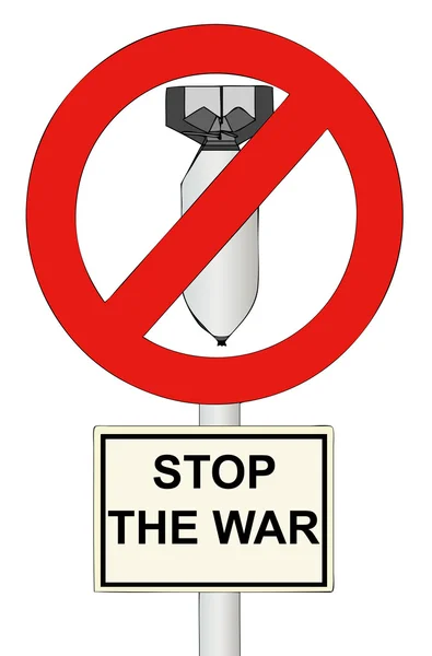 Parem a guerra — Fotografia de Stock