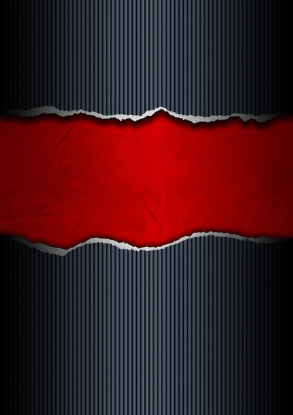 Black and Red Ripped Paper