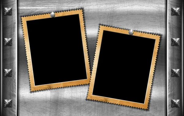 Two Grunge Photo Frames — Stock Photo, Image