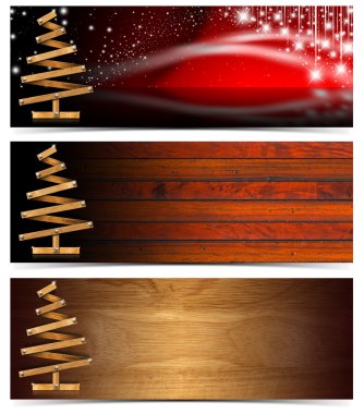 Yatay Noel afiş kümesi