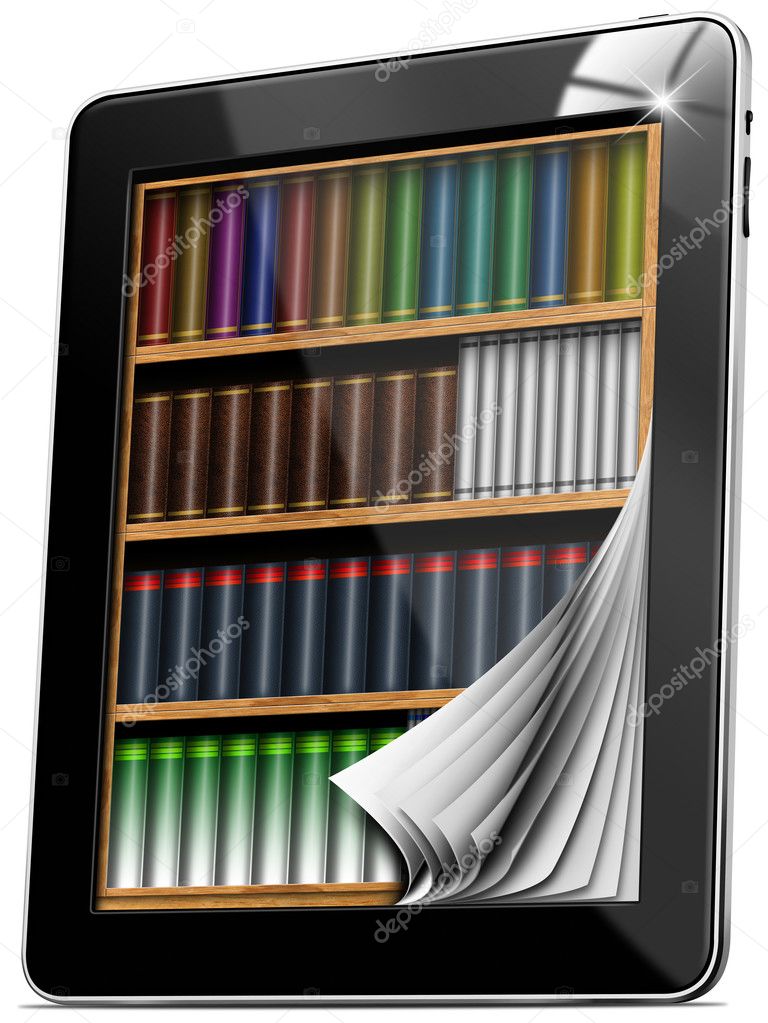 Tablet Pages Bookcase