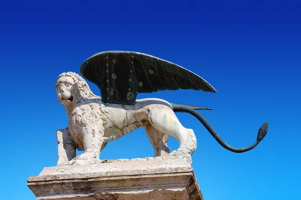 Lion of St. Marco - Marostica Italy — Stock Photo, Image