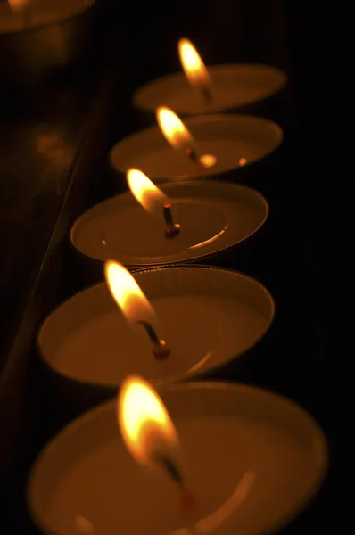 Church Votive Candles — Stock Photo, Image