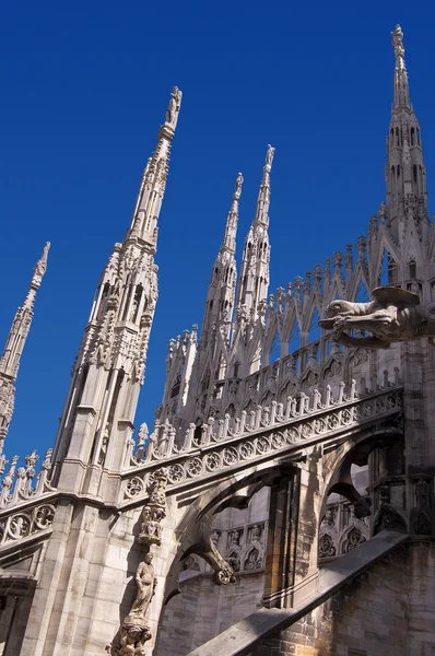 Milano İtalya'nın Gotik Katedrali — Stok fotoğraf