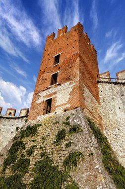 Soave kale tutmak - x yüzyıl - verona, İtalya