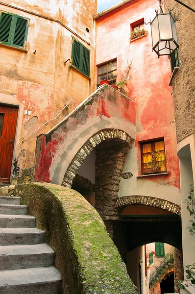 Riomaggiore, Olaszország - Caruggio — Stock Fotó