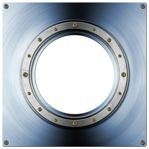 Porthole de metal — Fotografia de Stock