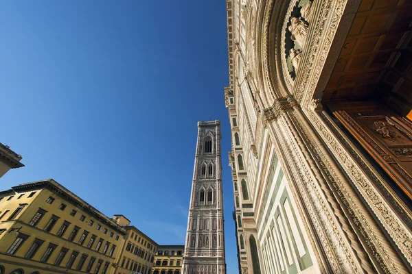 Bell Tower Giotto e Catedral - Florença Toscana Itália — Fotografia de Stock