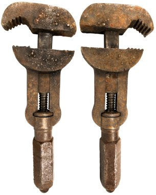 eski paslı anahtar 2 tarafı