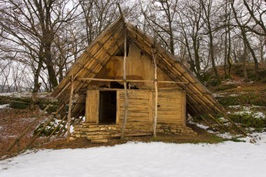 Neolitik hut - ponte di veja - İtalya