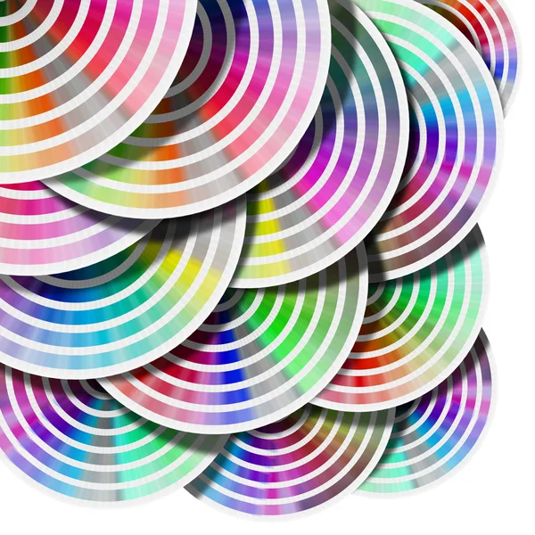 Paleta de colores de fondo abstracto - Círculos — Foto de Stock
